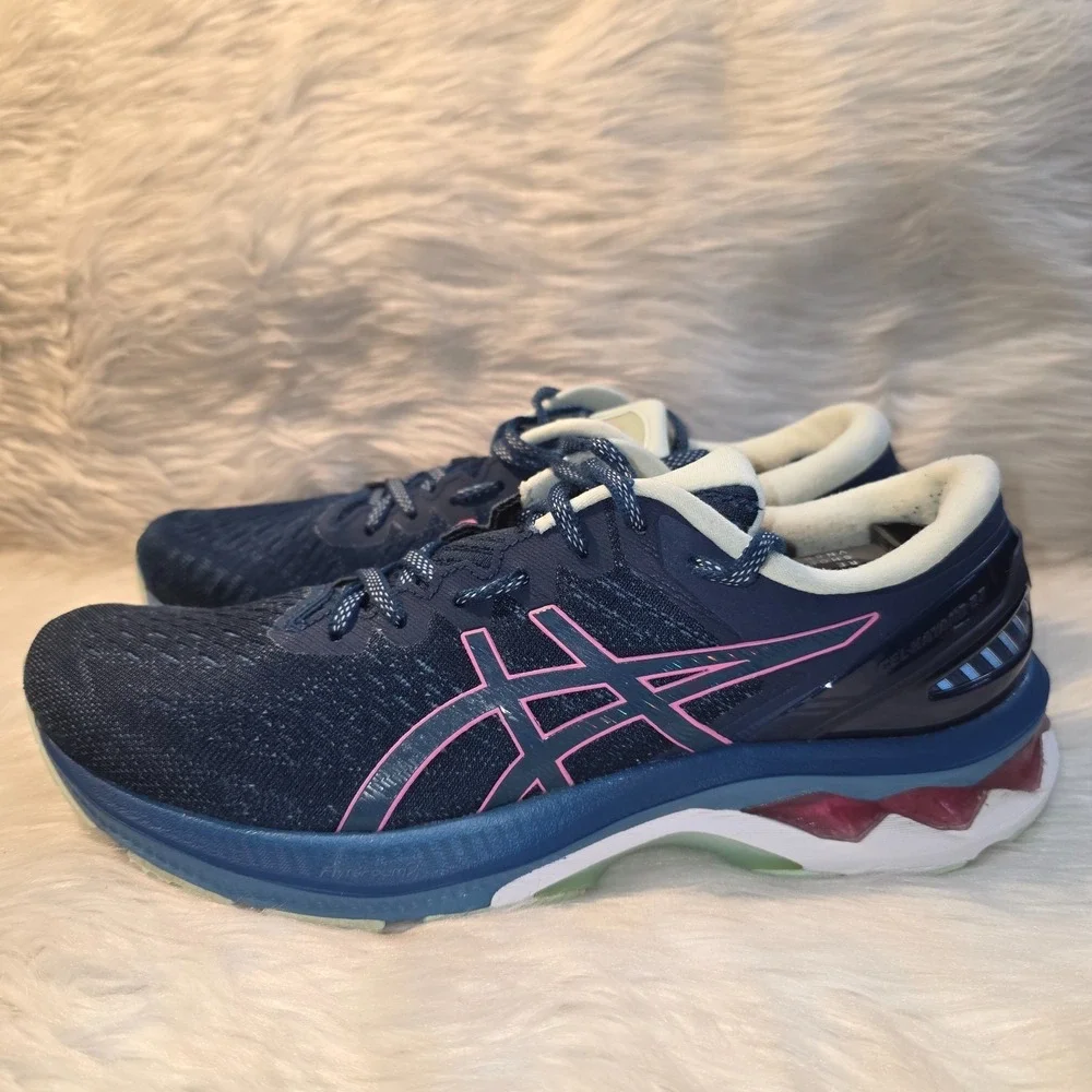 Women's Running Shoes ASICS Gel-Kayano 31 Navy Pink Size 10.5 1012A649